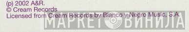 Cream Records - Винил CD и Кассеты лейбла Cream Records на сайте МаркетВинила