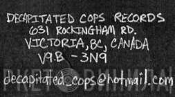 Decapitated Cops Records - Винил CD и Кассеты лейбла Decapitated Cops Records на сайте МаркетВинила