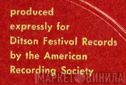 Ditson Festival Records - Винил CD и Кассеты лейбла Ditson Festival Records на сайте МаркетВинила