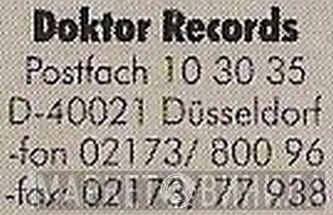 Doktor Records - Винил CD и Кассеты лейбла Doktor Records на сайте МаркетВинила