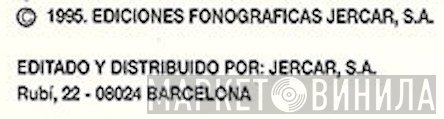 Ediciones Fonograficas Jercar, S.A. - Винил CD и Кассеты лейбла Ediciones Fonograficas Jercar, S.A. на сайте МаркетВинила