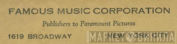 Famous Music Corporation - Винил CD и Кассеты лейбла Famous Music Corporation на сайте МаркетВинила