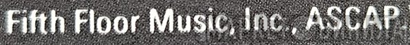Fifth Floor Music, Inc. - Винил CD и Кассеты лейбла Fifth Floor Music, Inc. на сайте МаркетВинила