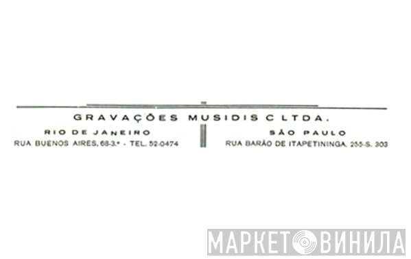 Gravações Musidisc Ltda. - Винил CD и Кассеты лейбла Gravações Musidisc Ltda. на сайте МаркетВинила