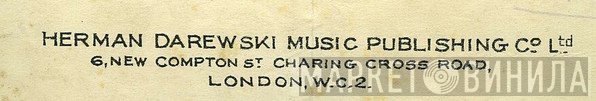 Herman Darewski Music Publishing Co Ltd. - Винил CD и Кассеты лейбла Herman Darewski Music Publishing Co Ltd. на сайте МаркетВинила