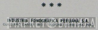 Industria Fonografica Peruana S.A. - Винил CD и Кассеты лейбла Industria Fonografica Peruana S.A. на сайте МаркетВинила