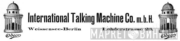 International Talking Machine Co. m.b.H. - Винил CD и Кассеты лейбла International Talking Machine Co. m.b.H. на сайте МаркетВинила
