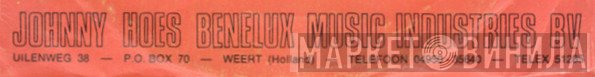 Johnny Hoes Benelux Music Industries B.V. - Винил CD и Кассеты лейбла Johnny Hoes Benelux Music Industries B.V. на сайте МаркетВинила