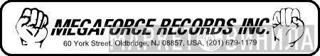 Megaforce Records, Inc. - Винил CD и Кассеты лейбла Megaforce Records, Inc. на сайте МаркетВинила