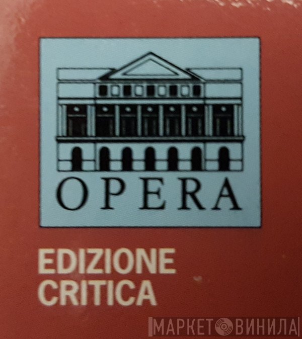 Opera Edizione Critica - Винил CD и Кассеты лейбла Opera Edizione Critica на сайте МаркетВинила
