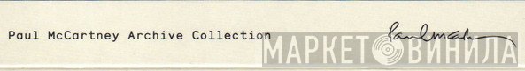 Paul McCartney Archive Collection - Винил CD и Кассеты лейбла Paul McCartney Archive Collection на сайте МаркетВинила