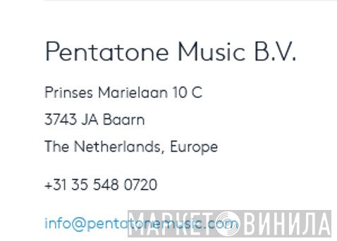 PentaTone Music B.V. - Винил CD и Кассеты лейбла PentaTone Music B.V. на сайте МаркетВинила