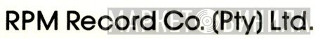 RPM Record Company (Pty) Ltd. - Винил CD и Кассеты лейбла RPM Record Company (Pty) Ltd. на сайте МаркетВинила