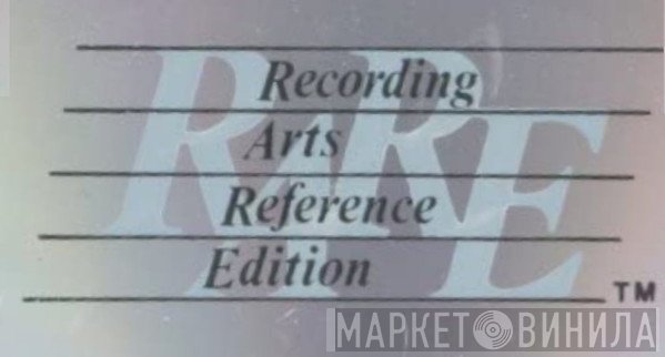 Recording Arts Reference Edition - Винил CD и Кассеты лейбла Recording Arts Reference Edition на сайте МаркетВинила