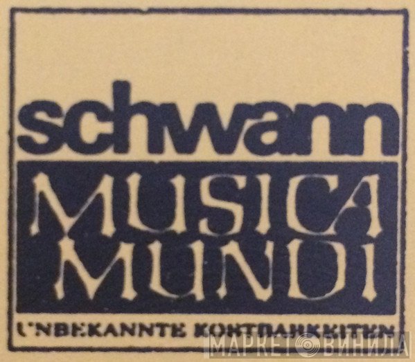 Schwann Musica Mundi - Винил CD и Кассеты лейбла Schwann Musica Mundi на сайте МаркетВинила