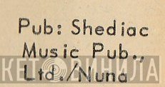 Shediac Music Publishing Ltd. - Винил CD и Кассеты лейбла Shediac Music Publishing Ltd. на сайте МаркетВинила