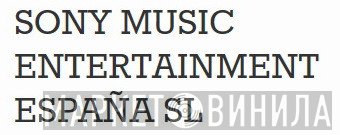 Sony Music Entertainment España, S.L. - Винил CD и Кассеты лейбла Sony Music Entertainment España, S.L. на сайте МаркетВинила