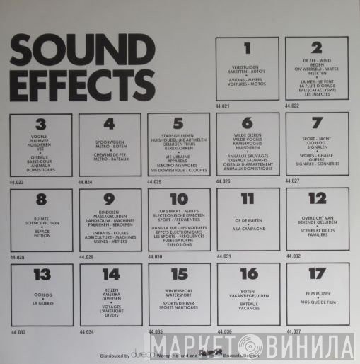 Sound Effects - Винил CD и Кассеты лейбла Sound Effects на сайте МаркетВинила