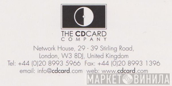 The CDCard Company - Винил CD и Кассеты лейбла The CDCard Company на сайте МаркетВинила