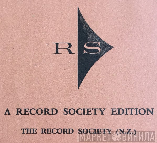 The Record Society (N.Z.) - Винил CD и Кассеты лейбла The Record Society (N.Z.) на сайте МаркетВинила