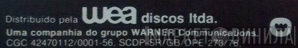 WEA Discos Ltda. - Винил CD и Кассеты лейбла WEA Discos Ltda. на сайте МаркетВинила