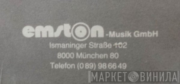 emston-Musik GmbH - Винил CD и Кассеты лейбла emston-Musik GmbH на сайте МаркетВинила